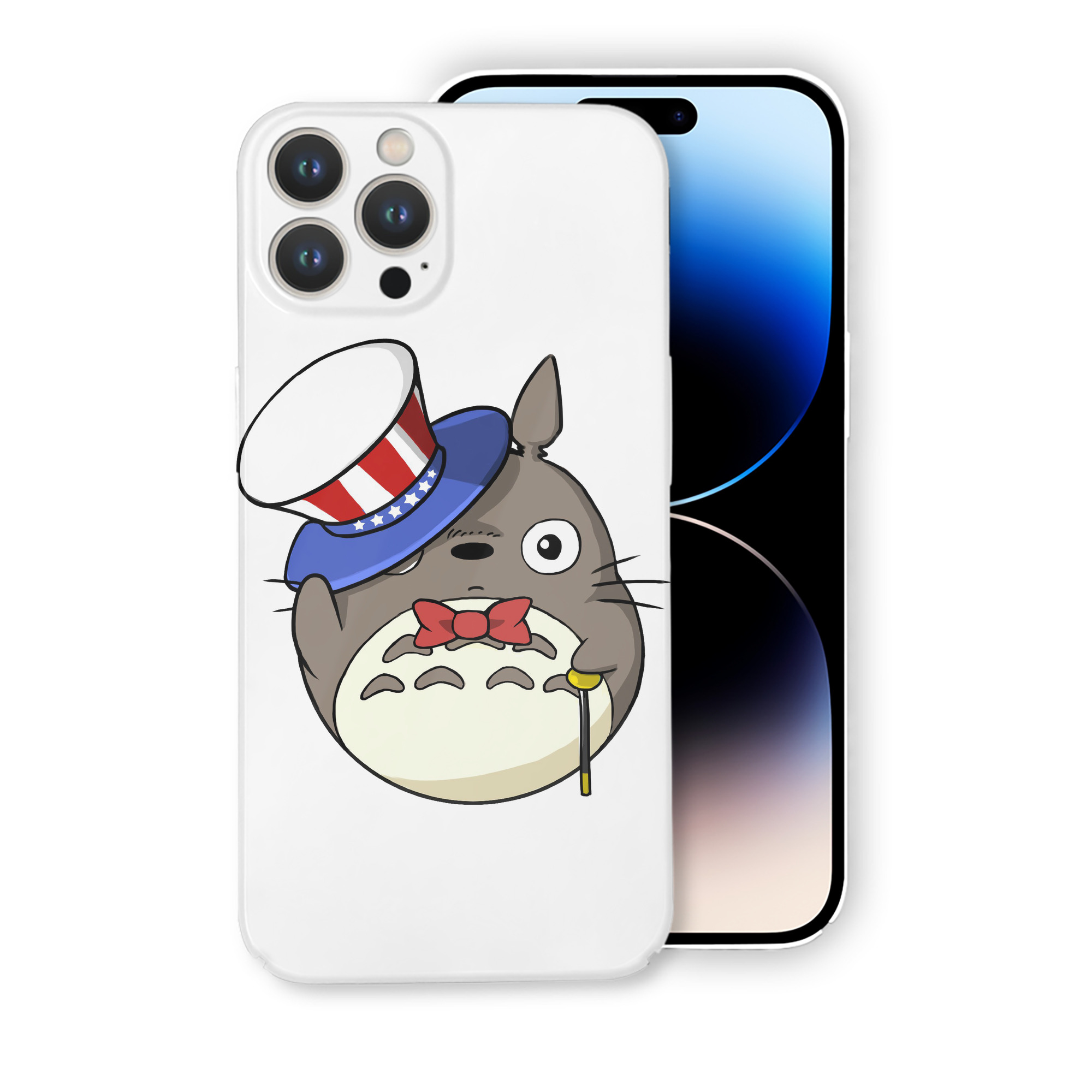 （画像用） となりのトトロ 草壁メイ 草壁サツキ My Neighbor Totoro Satsuki Kusakabe Mei Kusakabe 【iPhone 14シリーズ対応】ハードケース